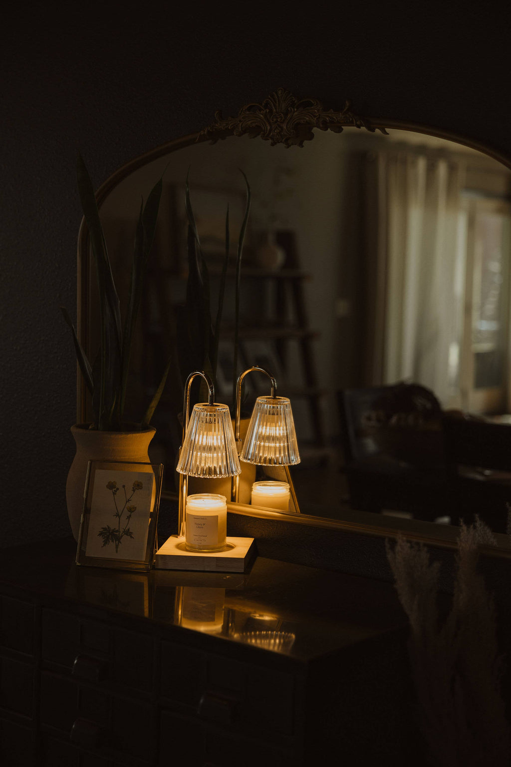 Candle warmer - Dimmable, Timer, Adjustable