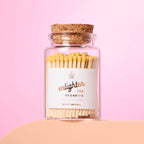 Lux Mini Match Corked Vial with Canary Yellow Matchsticks
