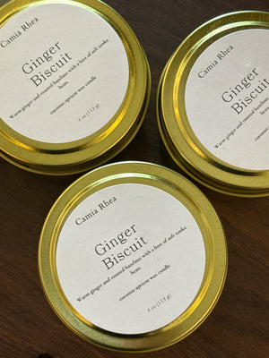 Ginger biscuit Travel Candle