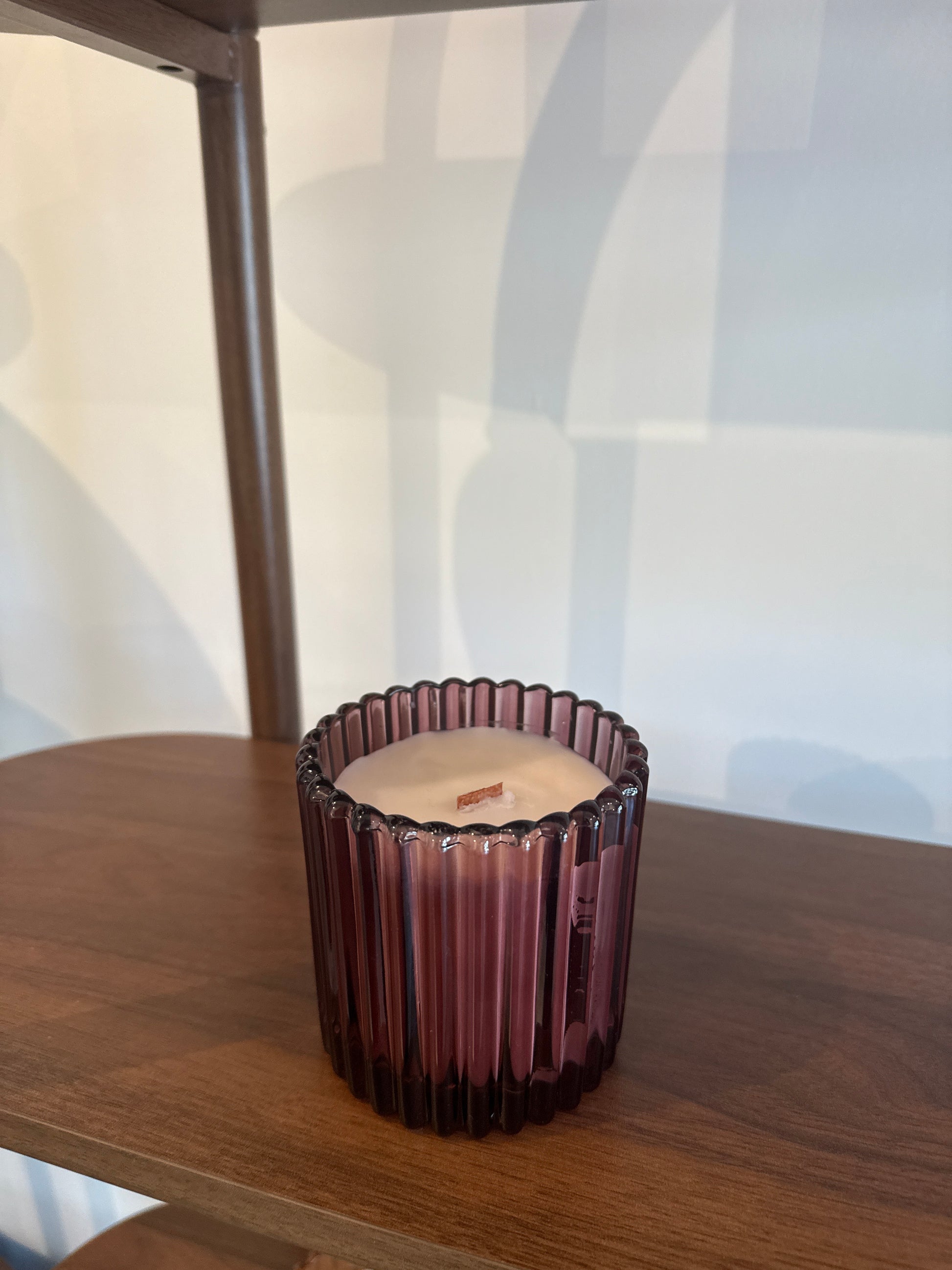 Fraser Fir Ribbed Candle