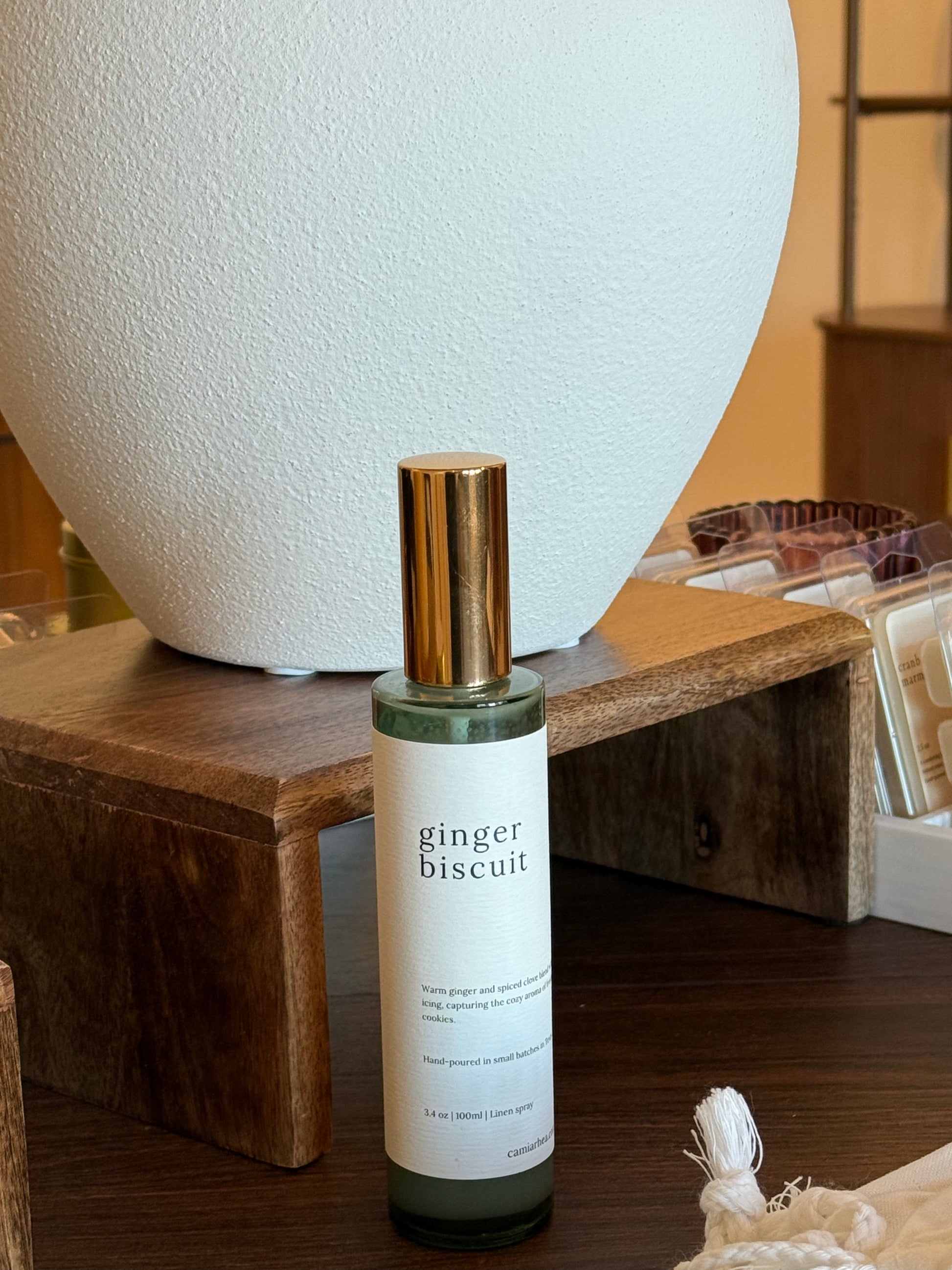 Ginger Biscuit Linen Spray