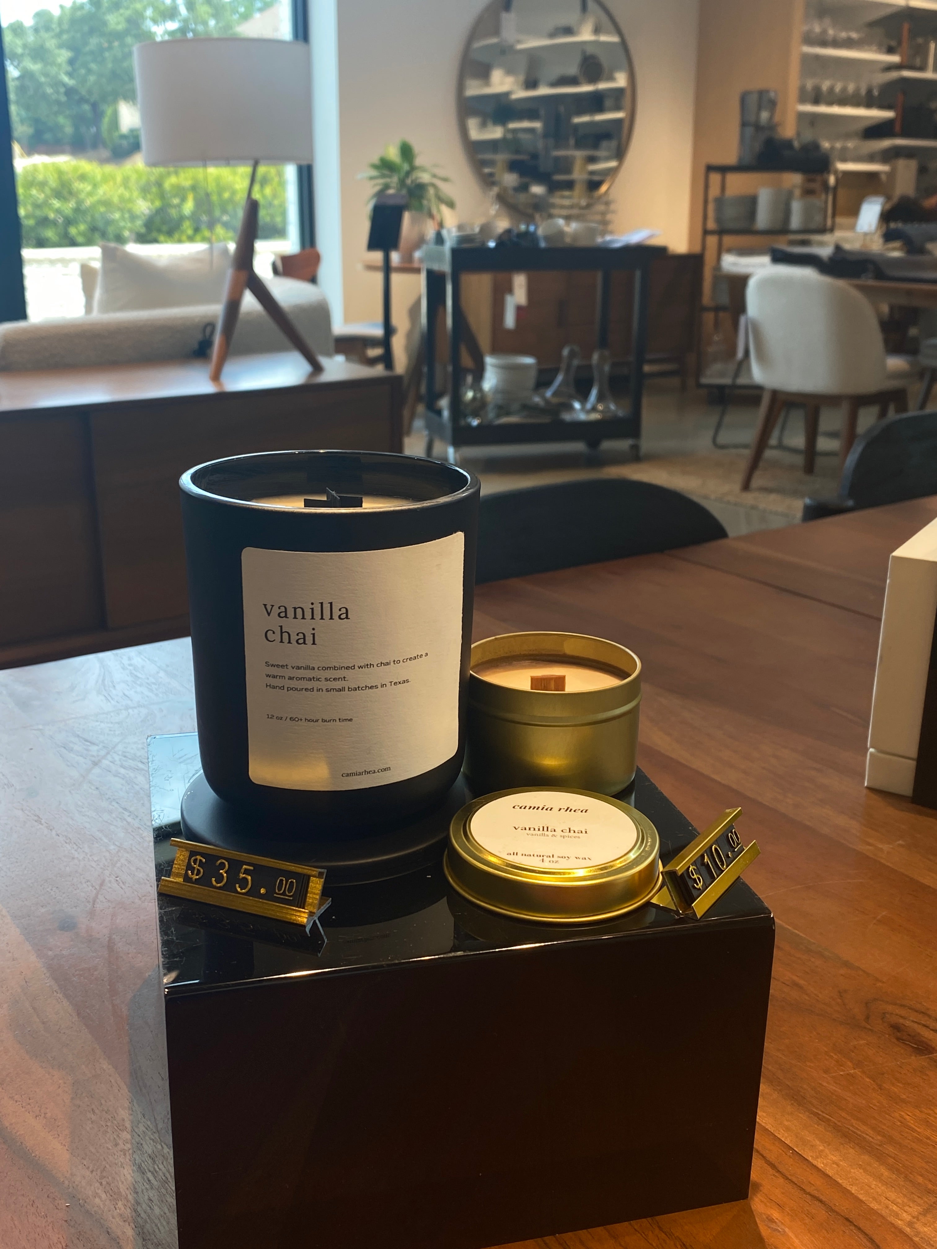 Vanilla Chai Travel Candle