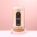 Corked Glass Dome with White Matches – Home Decor