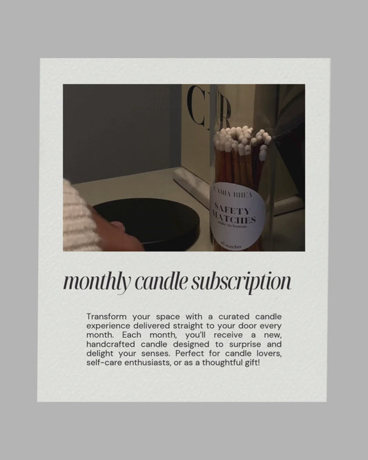 Monthly Candle Subscription